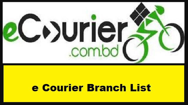 e Courier Branch List and Contact Number
